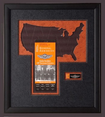 Harley Davidson 100th Anniversary Ticket.